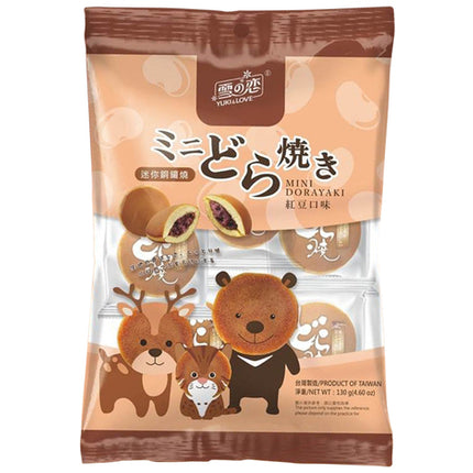 YUKI & LOVE Mini Dorayaki Adzukibohnen (jap. Pfannkuchen roten Bohnen) 130g