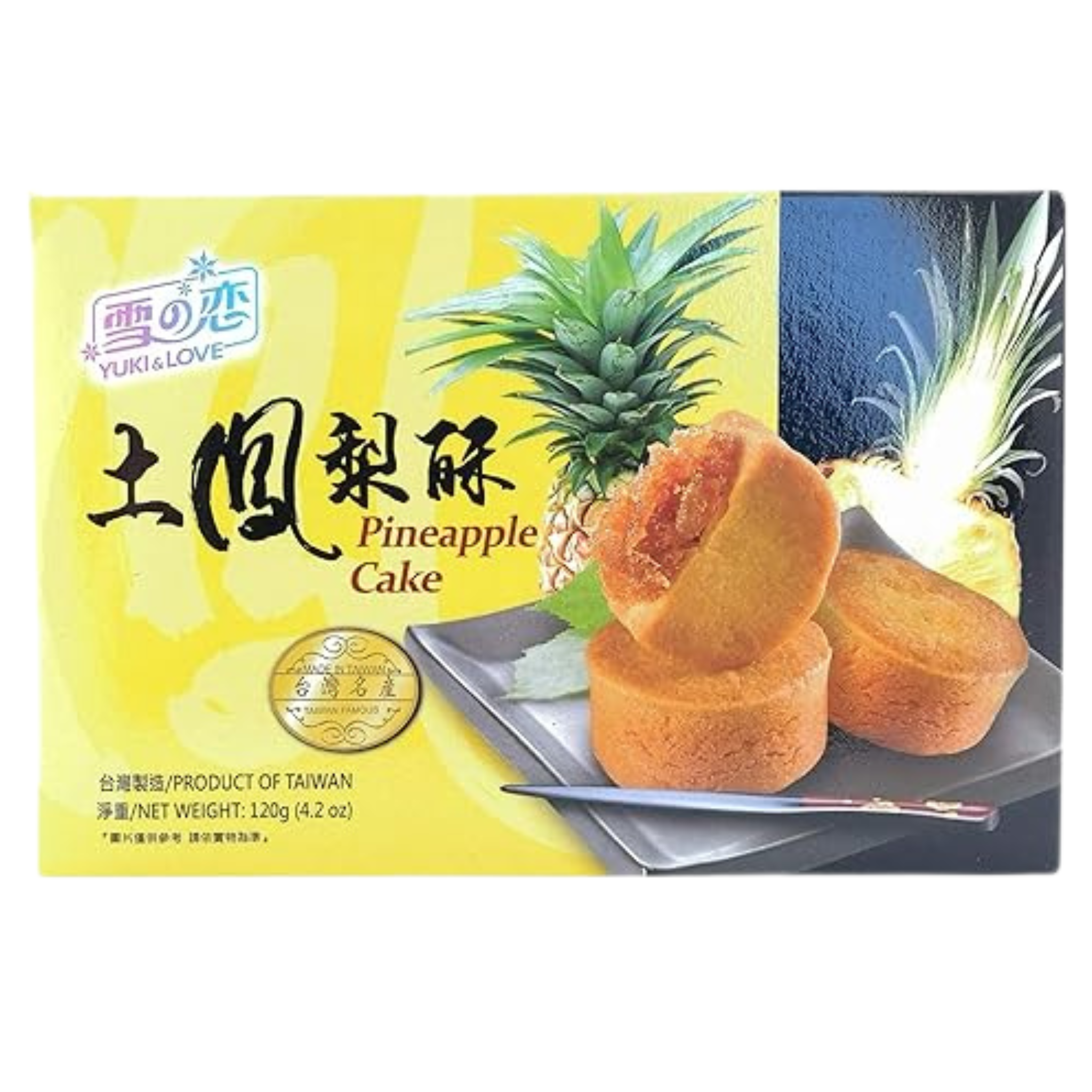 Yuki & Love Ananaskuchen Pineapple Cake 120g