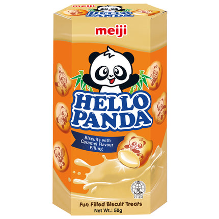 meiji Hello Panda Kekse Karamelfüllung 50g