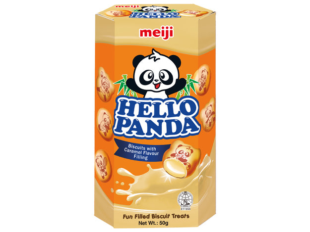 meiji Hello Panda Kekse Karamelfüllung 50g