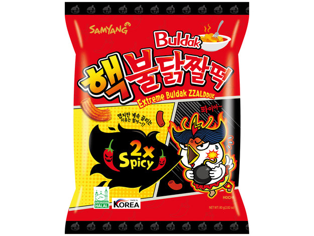 SAMYANG Extreme Buldak ZZALDDUK 2xSpicy Chips 80g