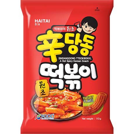 HAITAI Topokki Snack ShinDangdong Tteokbokki Spicy 110g