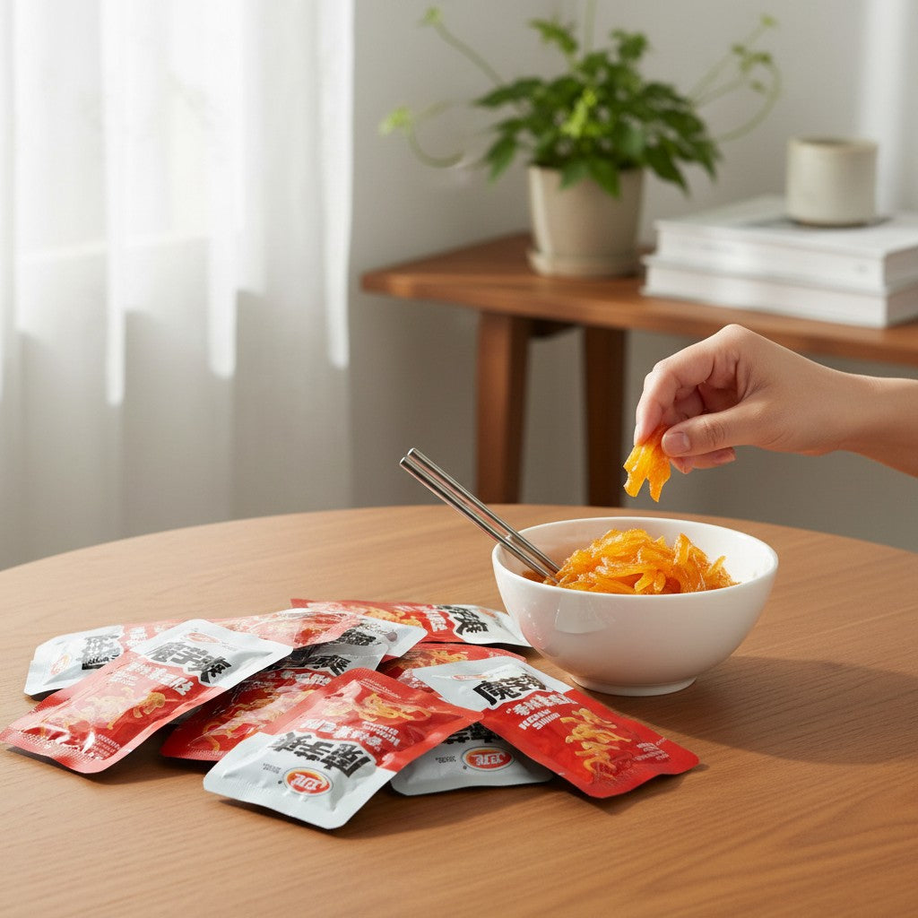 Weilong Konjac Shuang Snack Hot & Spicy 252g