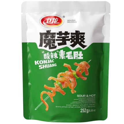 Weilong Konjac Shuang Snack Sour & Hot 252g