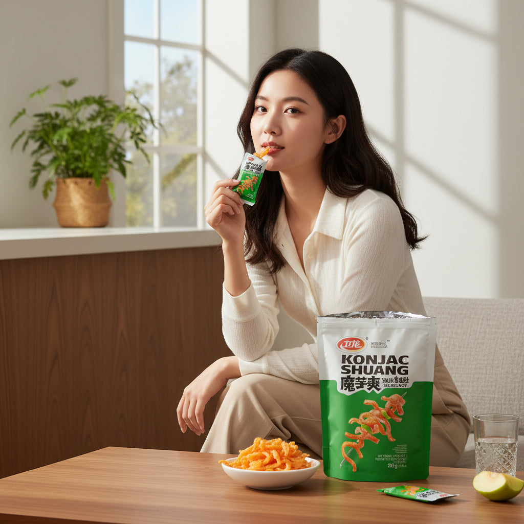 Weilong Konjac Shuang Snack Sour & Hot 252g