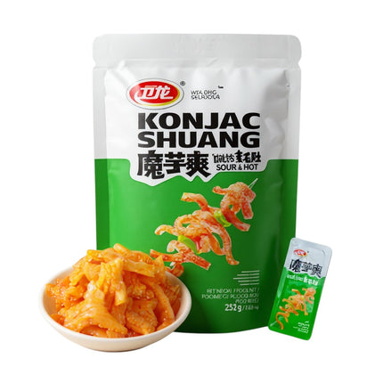 Weilong Konjac Shuang Snack Sour & Hot 252g