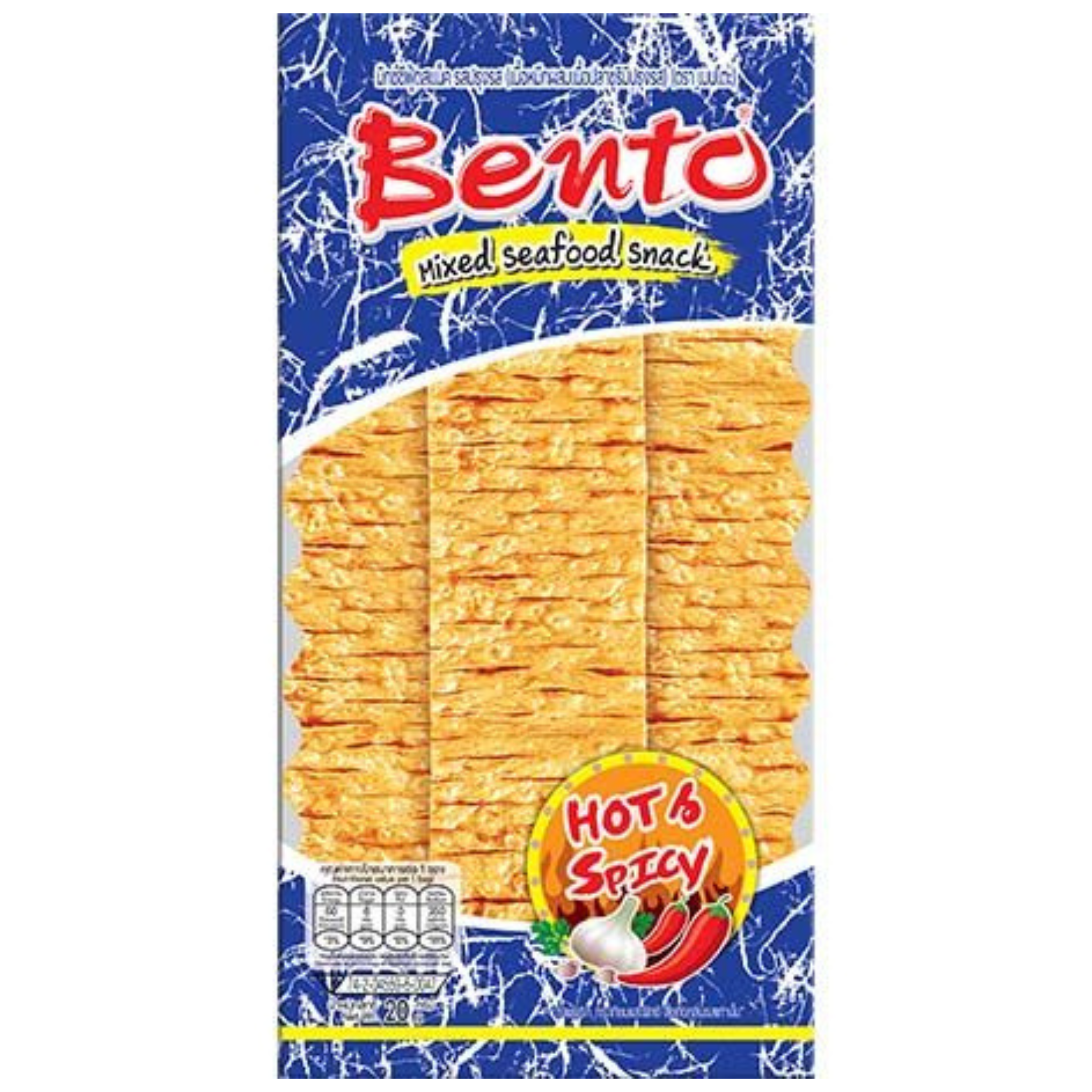Bento Meeresfrüchte Mix Tintenfisch Snack Hot & Spicy 20g