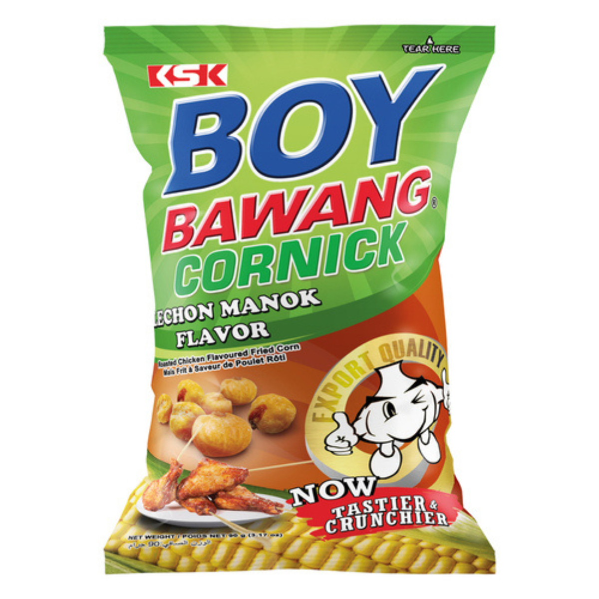 Boy Bawang Cornick Frittierter Mais Lechon Manok 90g