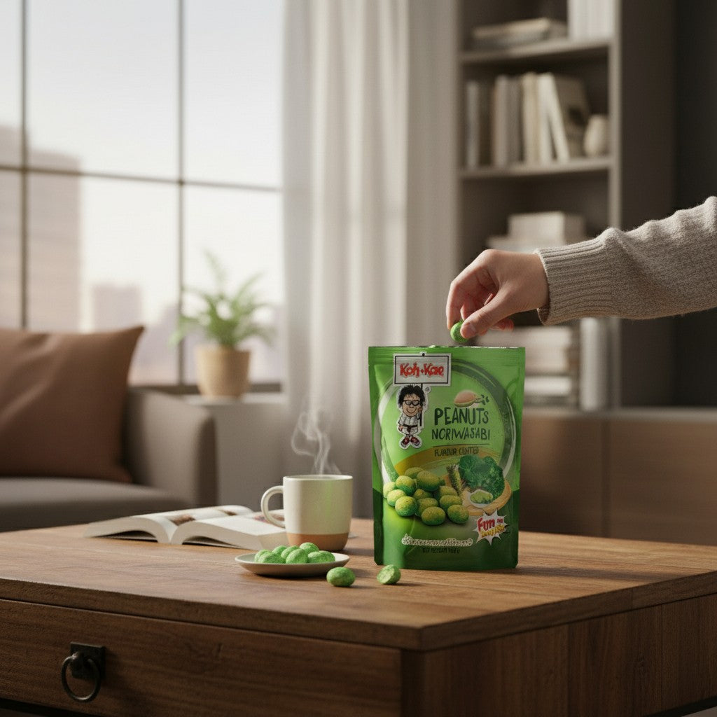 Koh-Kae Erdnüsse Wasabi Nori 180g