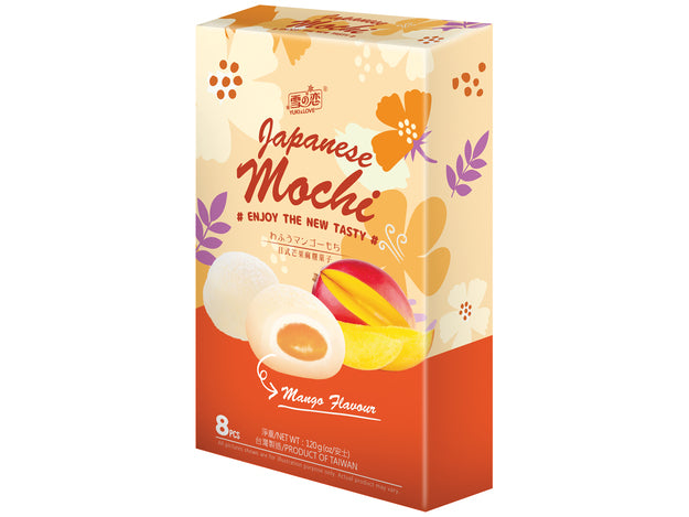 YUKI & LOVE Mochi Mango 120g (8 Stück) |Reiskuchen Japanese Style