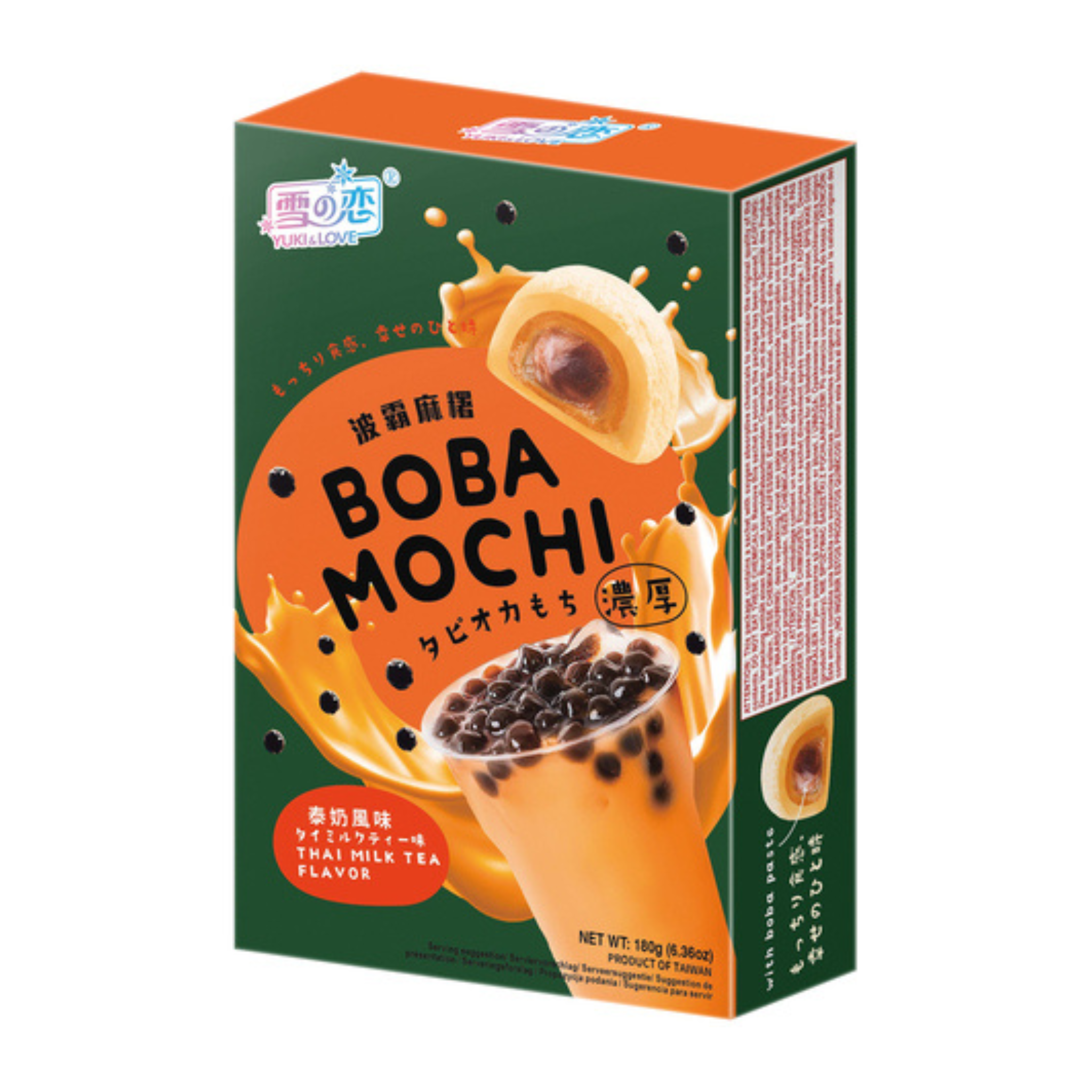 Yuki & Love Mochi Boba Thai Milchtee 180g