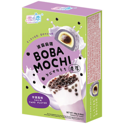 YUKI & LOVE Mochi Boba Taro 180g (6 Stück)