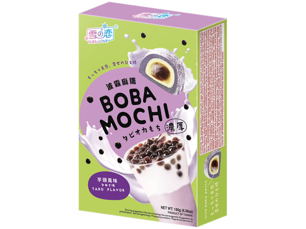YUKI & LOVE Mochi Boba Taro 180g (6 Stück)