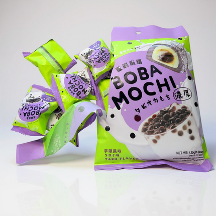 YUKI & LOVE Mochi Boba Taro 120g (8 Stück)