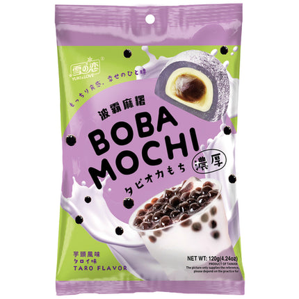 YUKI & LOVE Mochi Boba Taro 120g (8 Stück)