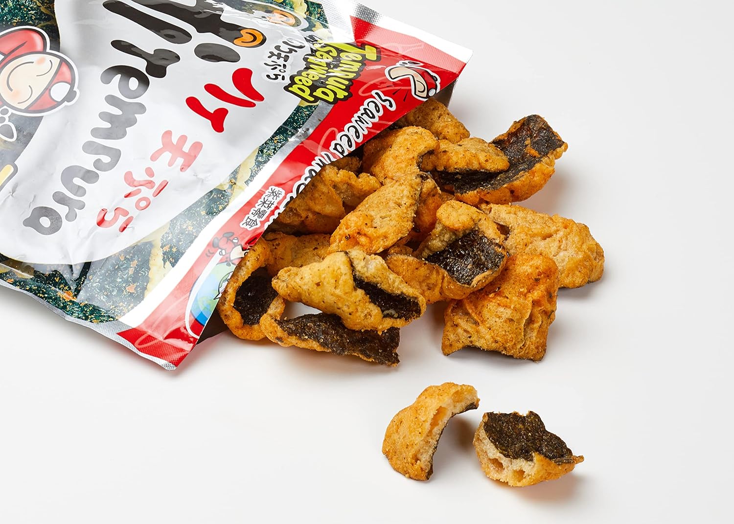 Tao Kae Noi Hi Tempura frittierte Algensnack Seetang Scharf 40g