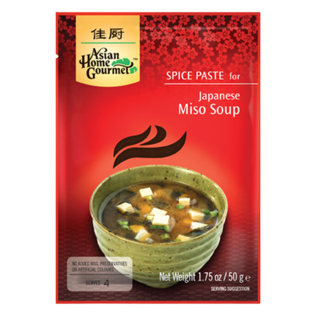 Asian Home Gourmet Japanische Miso Suppenpaste 50g_MHD