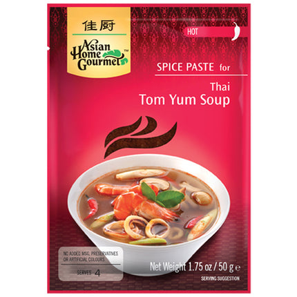 Asian Home Gourmet Würzpaste für Thailändische Tom Yum Suppe 50g
