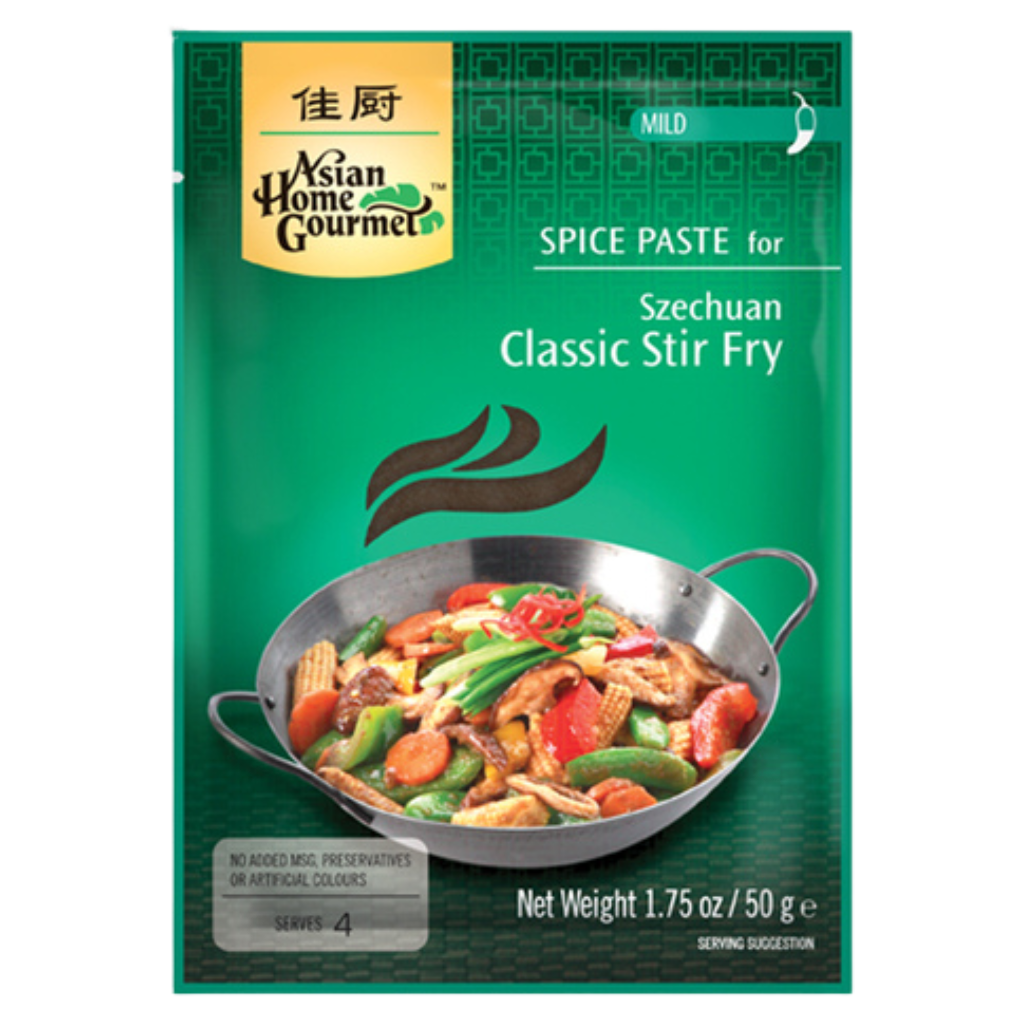 Asian Home Gourmet Szechuan Classic Würzpaste Wokgericht 50g