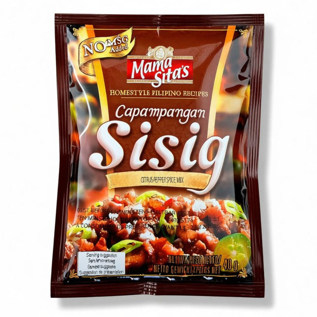 Mama Sita’s Capampangan Sisig – Würzmix mit Zitronen & Pfeffer 40g