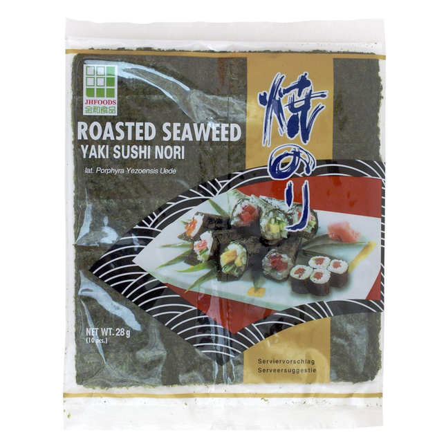 JH Foods Yaki Sushi Nori Gold Gerösteter Seetang 28g