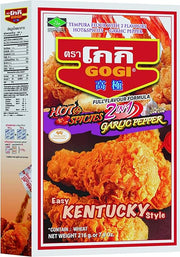 GOGI Tempuramehl & Gewürzmix 2in1 Hot&Spicy Garlic Pepper KENTUCKY Style 216g