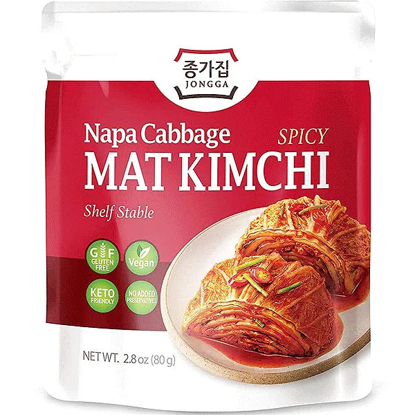 JONGGA Napa Cabbage Kimchi geschnitten 80g