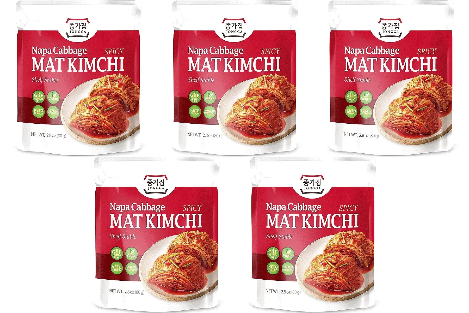 JONGGA Napa Cabbage Kimchi geschnitten 80g