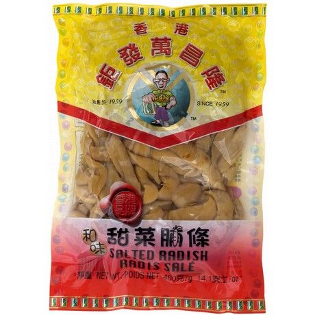 Man Chong Loong Rettich Gesalzen (Salted Radish) 400g
