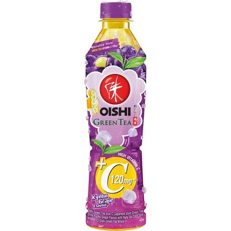OISHI Grüner Tee Getränk Kyoho-Traube 371ml
