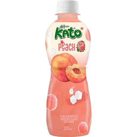 Kato Pfirsichsaft Getränk mit Nata de Coco 320ml