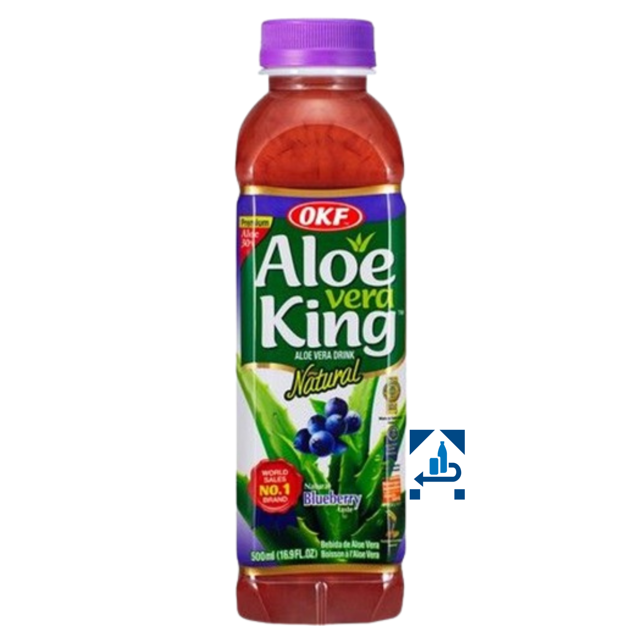 OKF Aloe Vera Getränk Heidelbeere 500ml_MHD