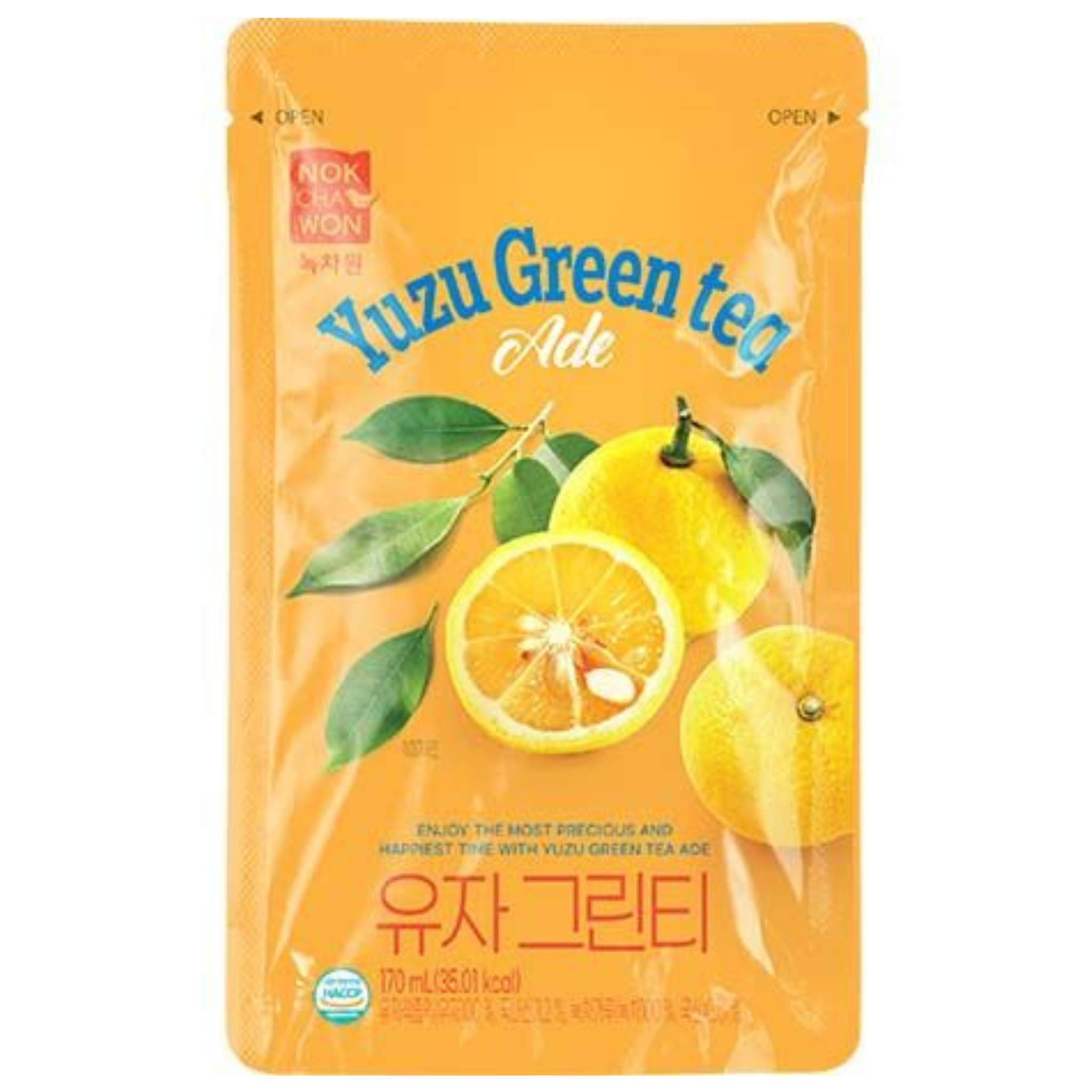 Nokchawon Yuzu Green Tea Ade Beutelgetränk 170ml