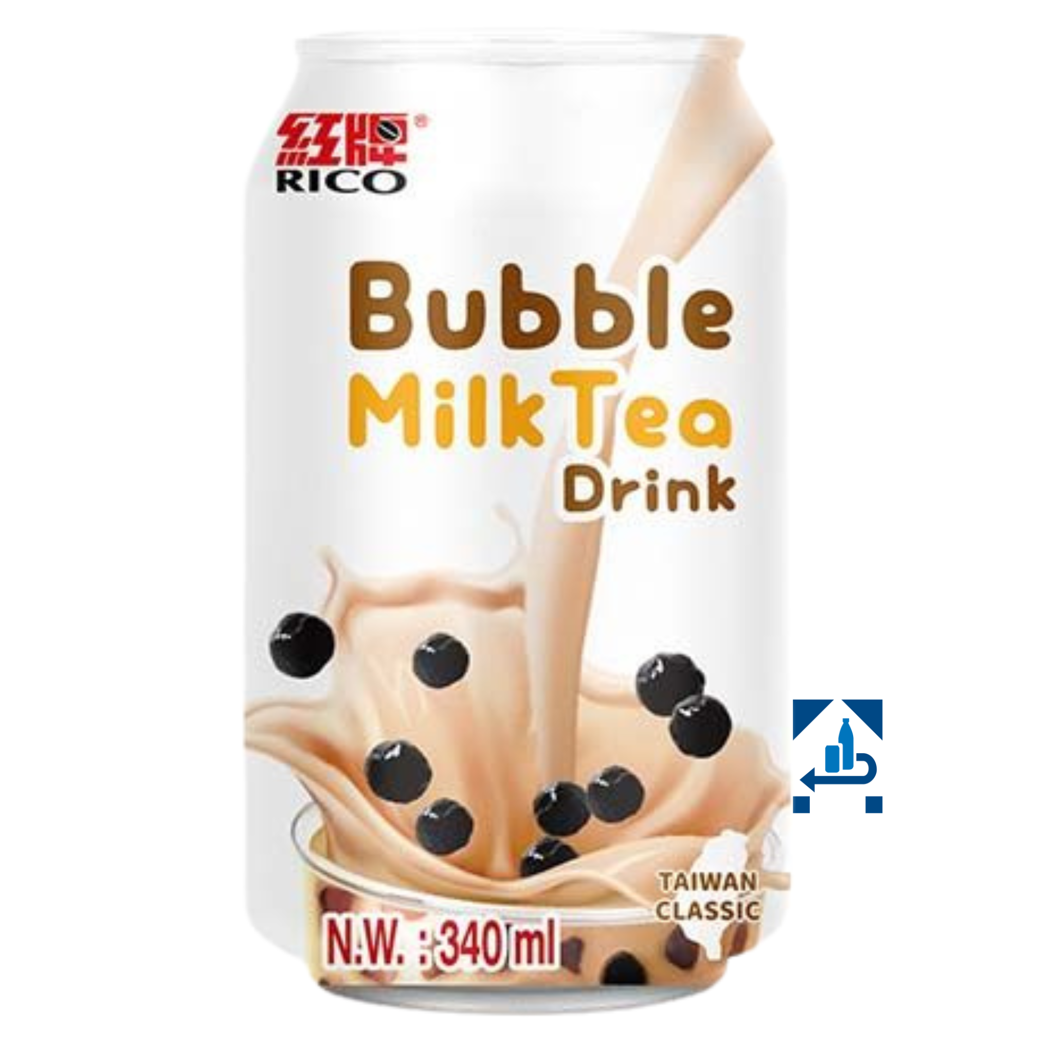 RICO Bubble Milk Tea Getränk Classic 340ml