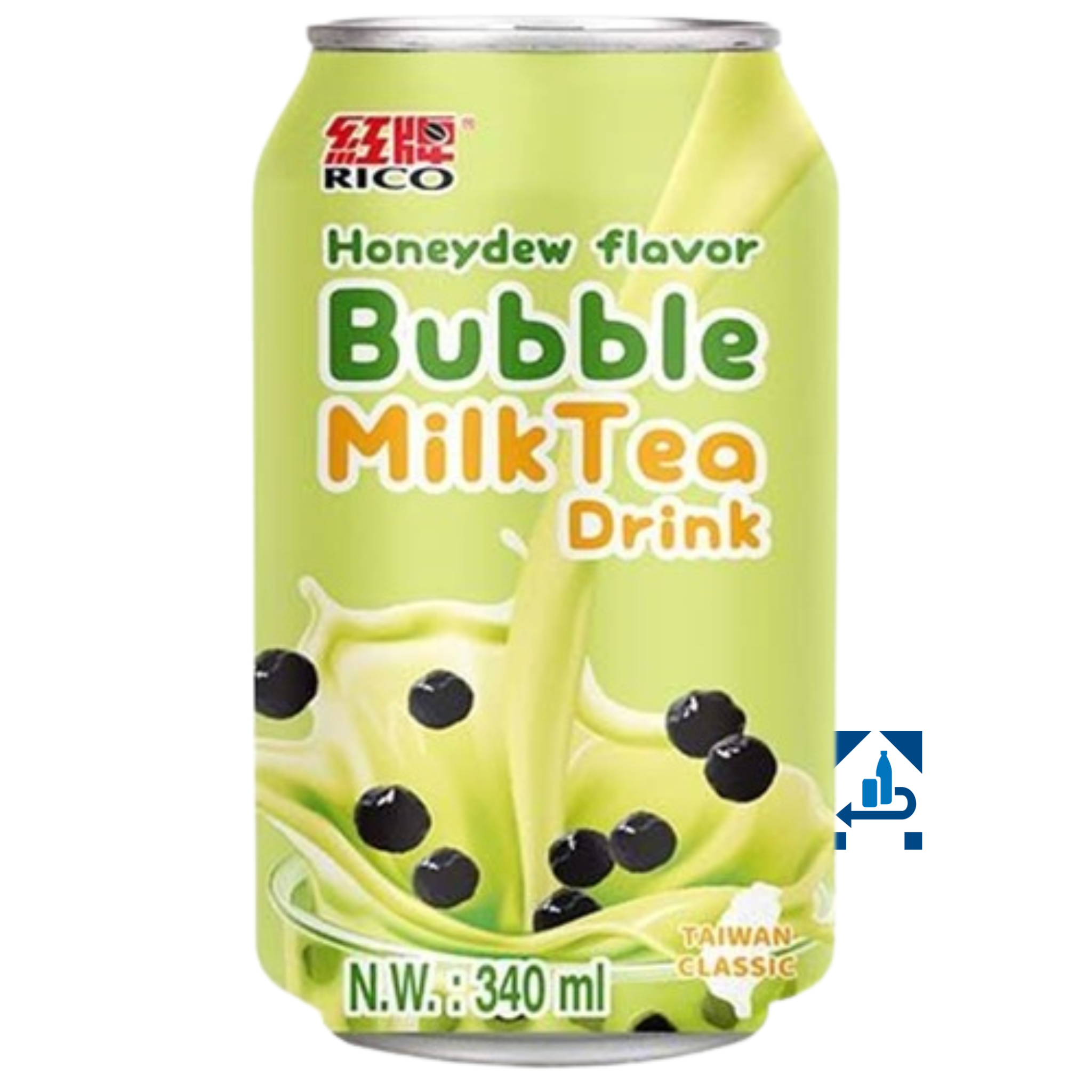 Rico Bubble Milk Tea Getränk Honigmelone 340ml