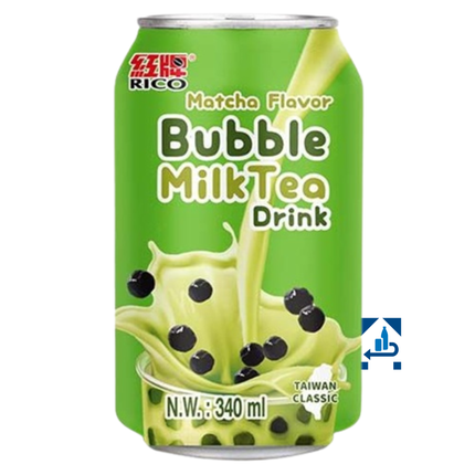 Rico Bubble Milk Tea Getränk Matcha 340ml