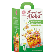 O's Bubble Popping Boba DIY Kit Drink Passionsfrucht Green Tea 240g (3x80g)