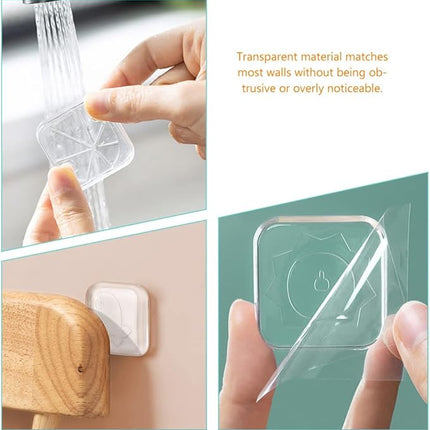Türstopper 10 Stück Wand Türpuffer Transparent Selbstklebend Silikon