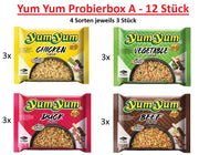 Yum Yum Probierbox A - 12 Stück Instant Nudeln