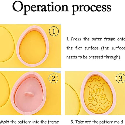 Ausstechformen Ostern Plätzchenausstecher Keksausstecher (8-teilig, Kunststoff, Ein-Klick)