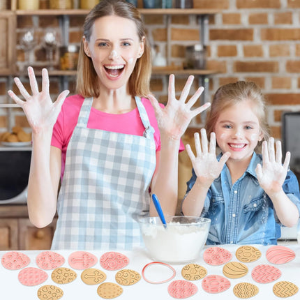 Ausstechformen Ostern Plätzchenausstecher Keksausstecher (10-teilig, Kunststoff, Ein-Klick)