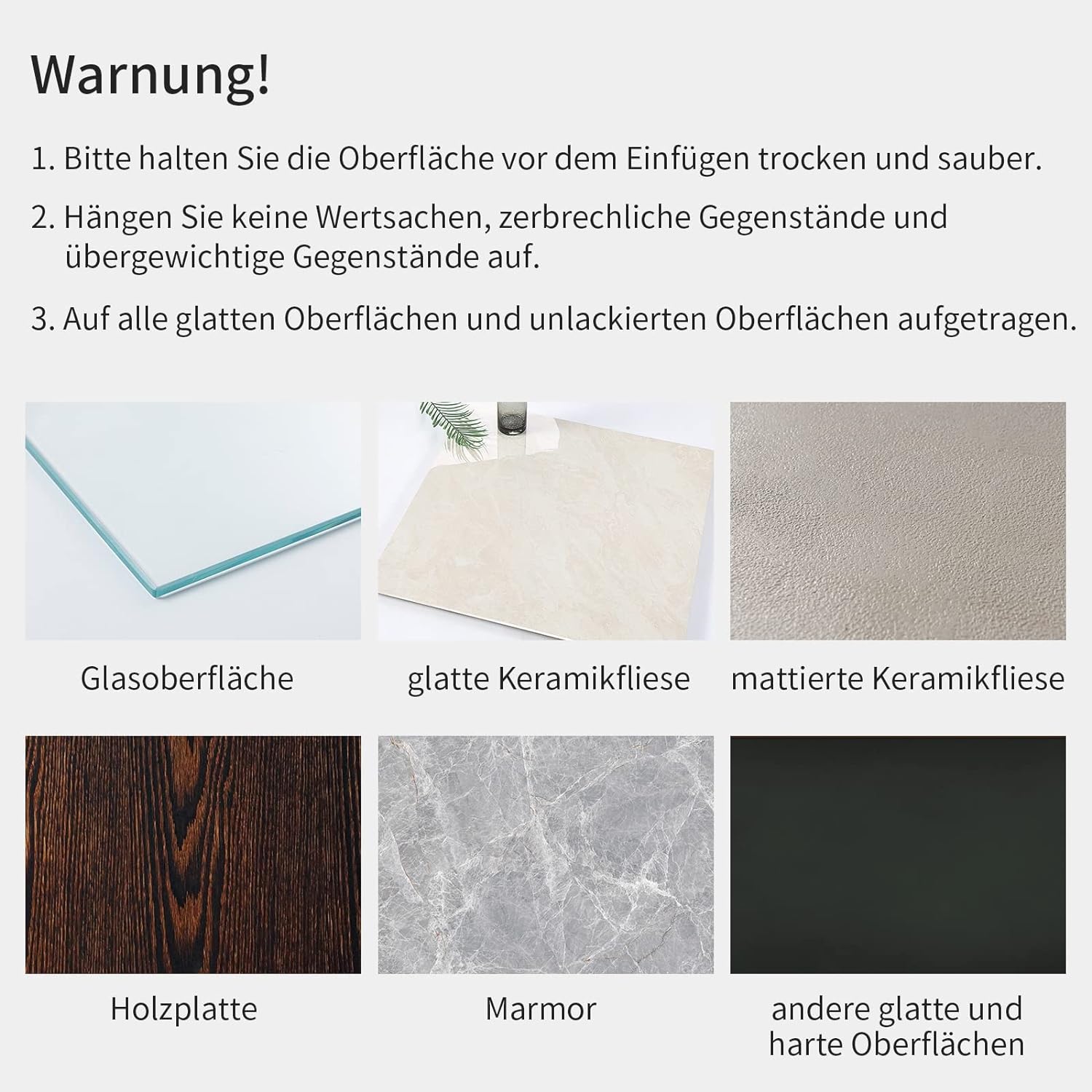 LÜNIC 10er Set Klebehaken - Selbstklebende Transparente Haken Ohne Bohren